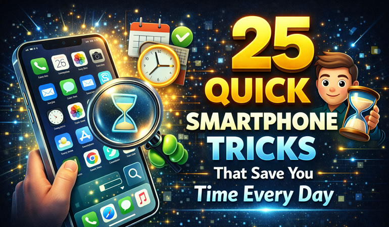 25 Quick Smartphone Tricks That Save You Time Every Day